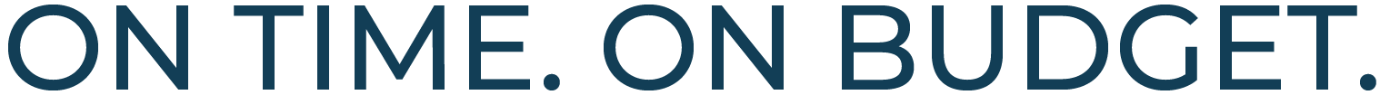 On Time. On Budget. OnPlan™