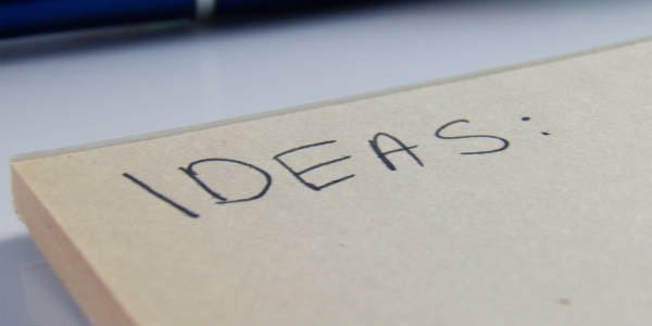Ideas written on pad. NetSuite Training 